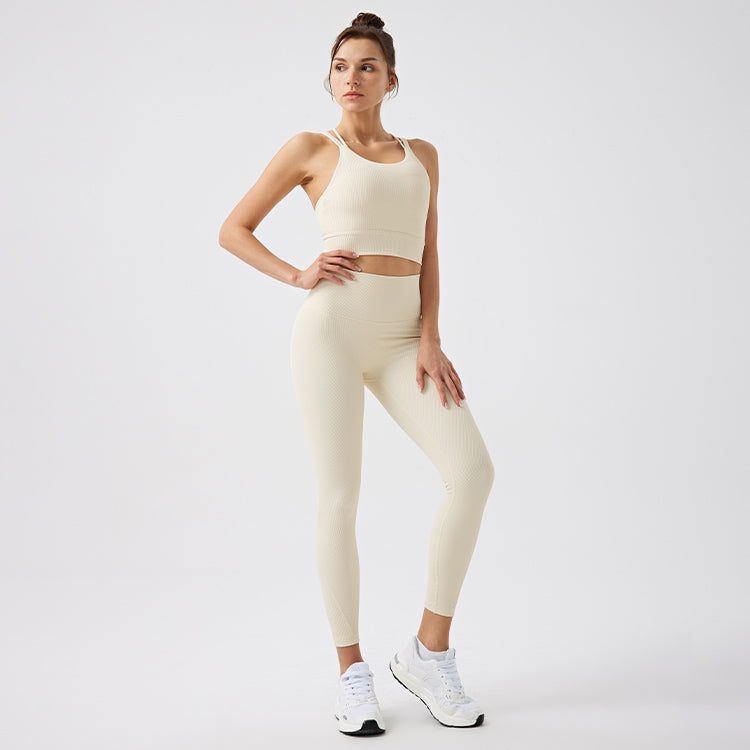 Four Back Cross Strap Yoga Bra