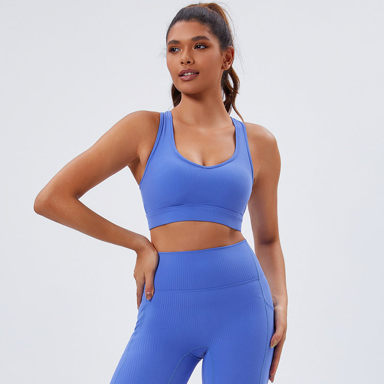 Cross Back Yoga Bra