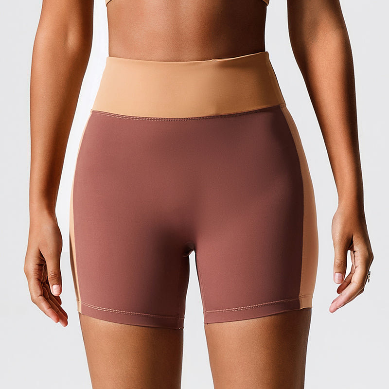 Outdoor sports fitness pants environmentally friendly fabric high elastic hip tight yoga pants