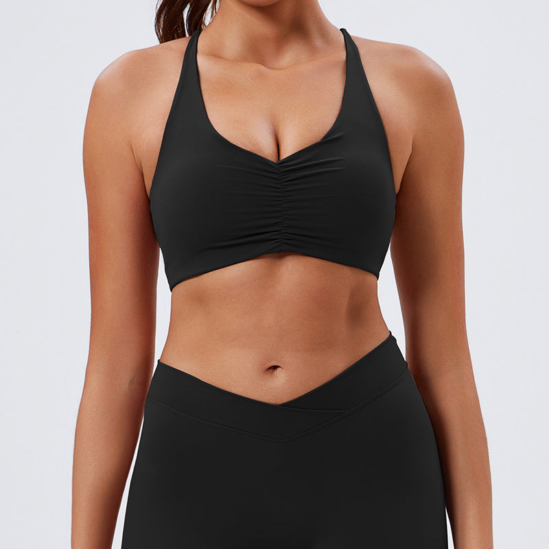 Environmentally friendly renewable fabric sexy versatile fitness yoga vest