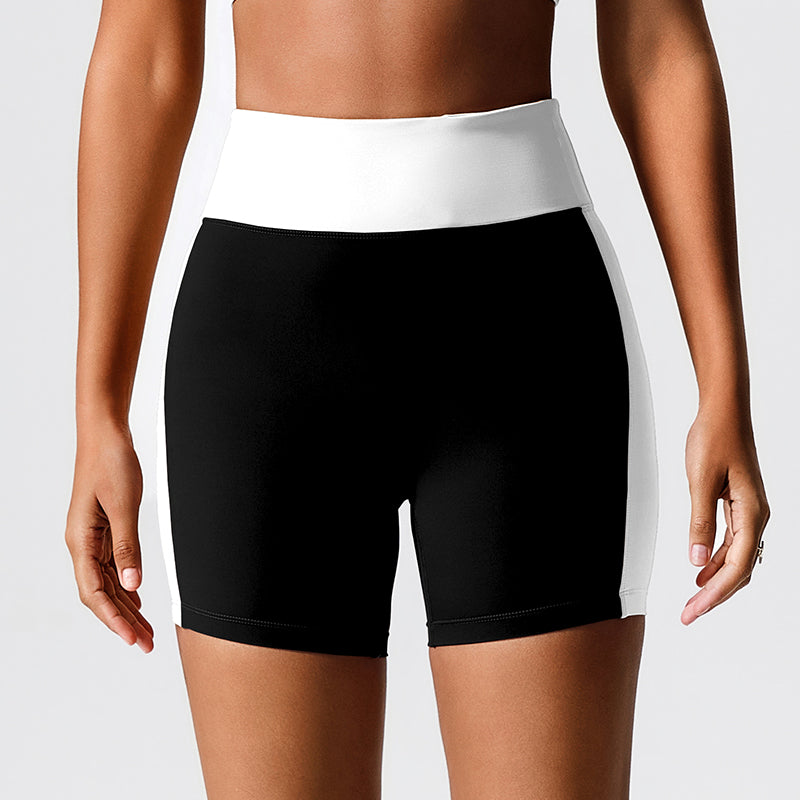 Outdoor sports fitness pants environmentally friendly fabric high elastic hip tight yoga pants