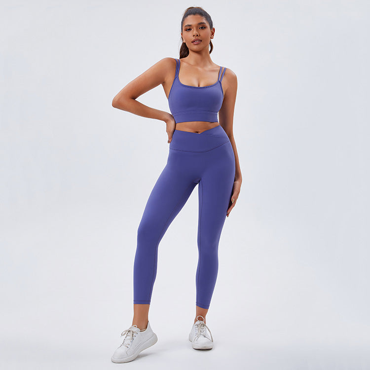 SAMPLE - Eco-Friendly Recycled Fabric Cross Yoga Pants