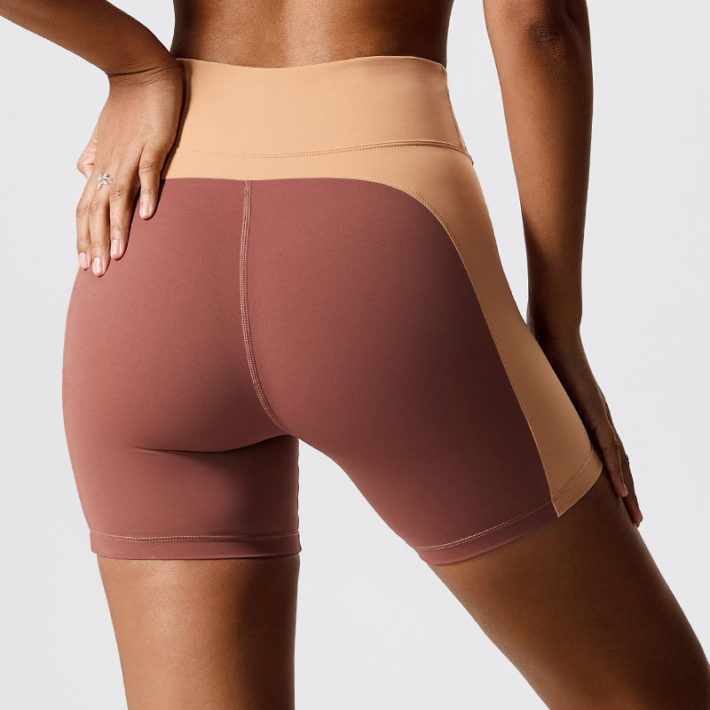 Outdoor sports fitness pants environmentally friendly fabric high elastic hip tight yoga pants