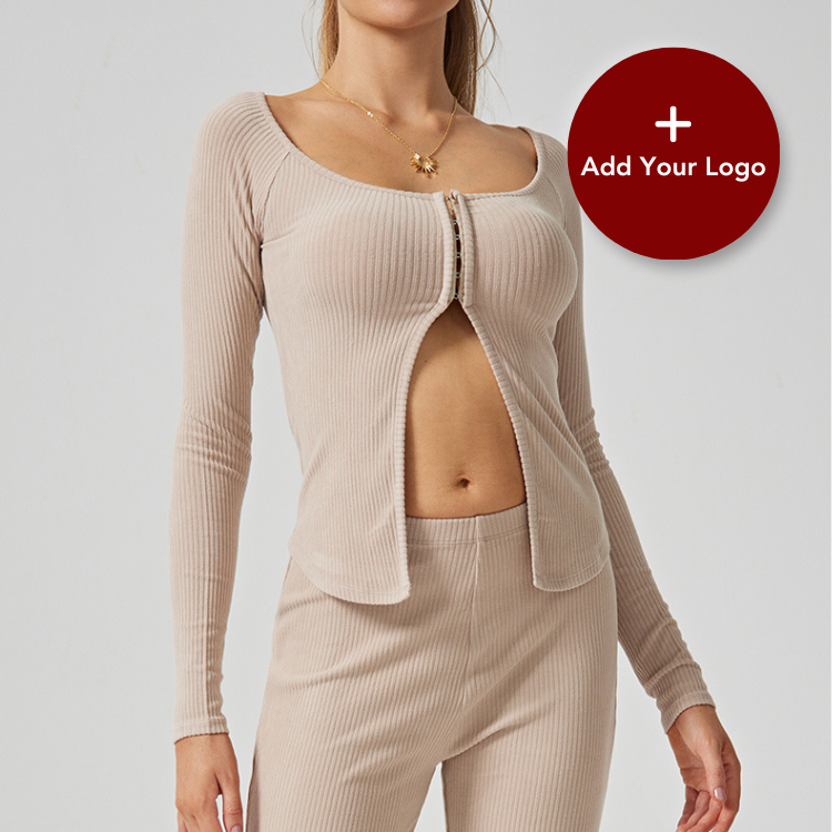 Casual Long Sleeve With Front Hook