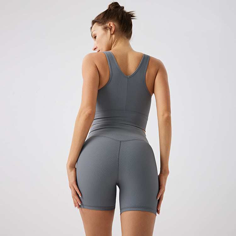 Quarter Shorts Style Eco-Friendly Fabric Yoga Shorts