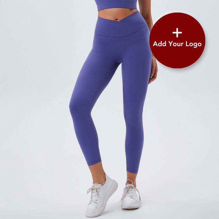SAMPLE - Eco-Friendly Recycled Fabric Cross Yoga Pants