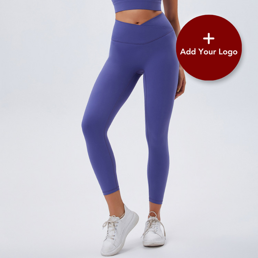 Eco-Friendly Recycled Fabric Cross Yoga Pants