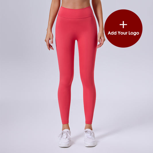 Environmentally friendly and biodegradable fabric high waist hip-lifting slimming yoga pants outdoor sports fitness pants can be worn outside