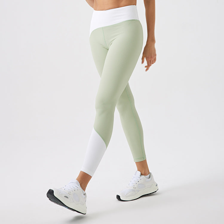 Eco-Friendly Yoga Sweatpants with Contrasting Color