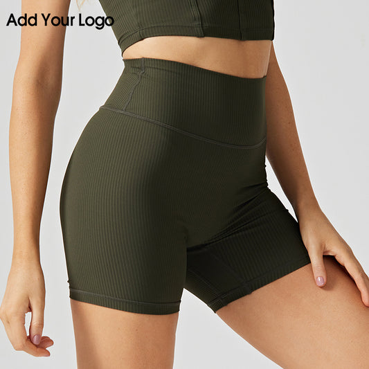 Tummy tightening and hip lifting slimming outer yoga shorts
