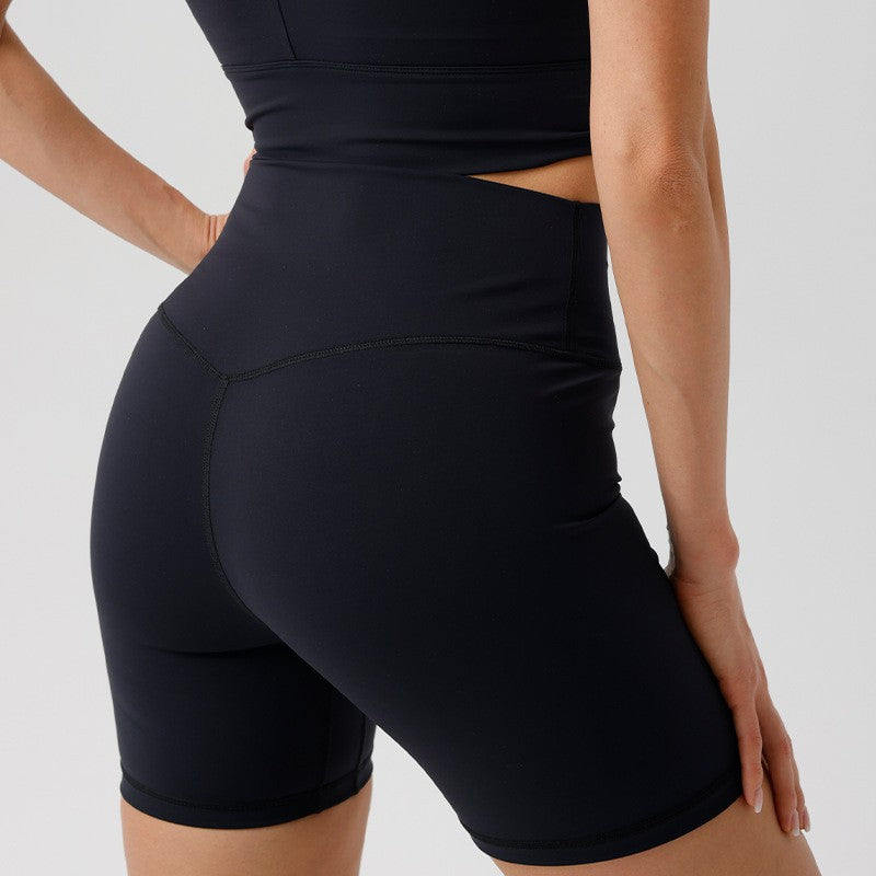 SAMPLE - Environmentally Friendly Recycled Fabric Four-Inch Yoga Pants
